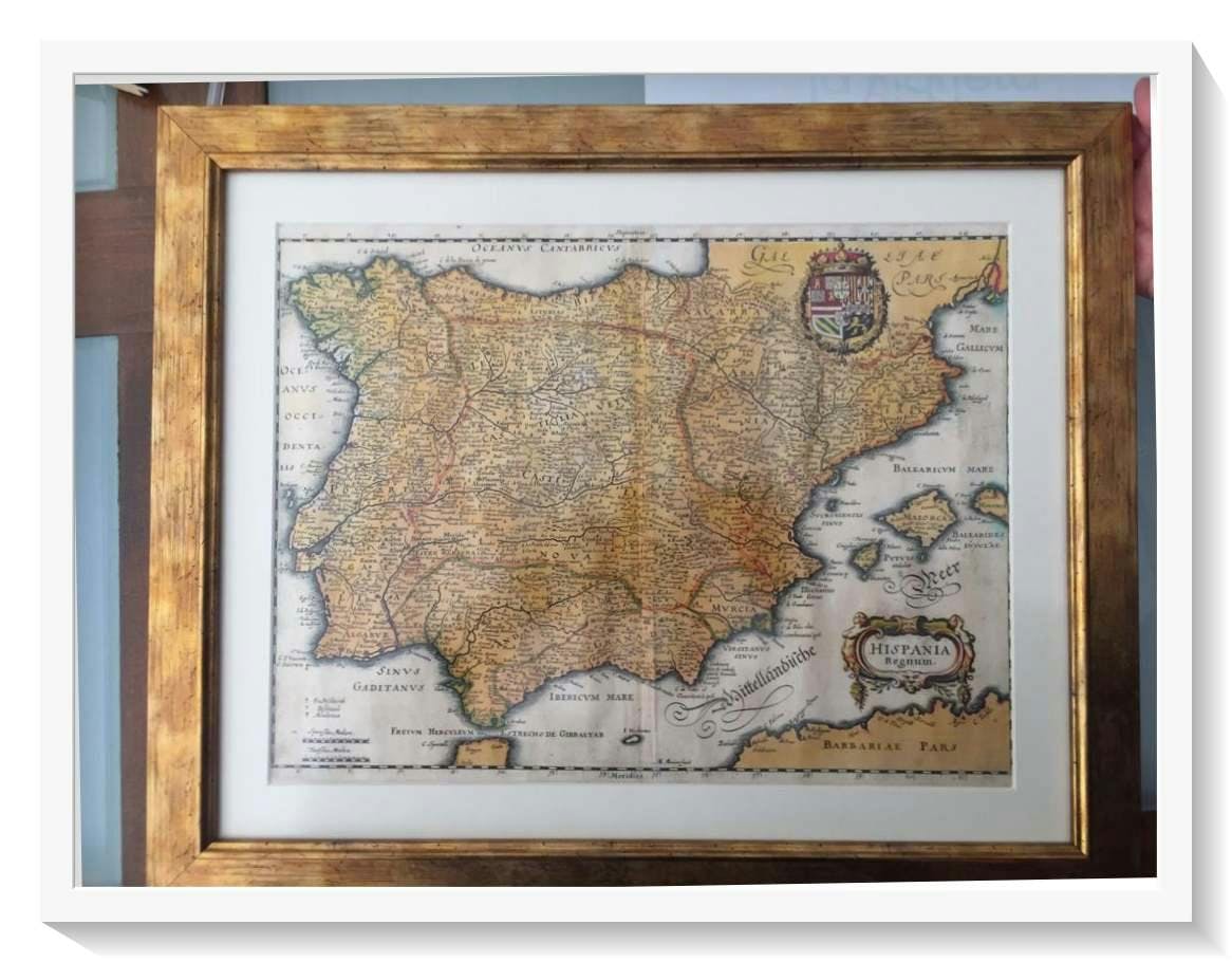 Spain old map
